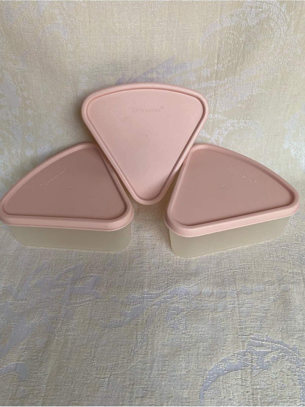 Vintage Tupperware Pie Slice Keepers